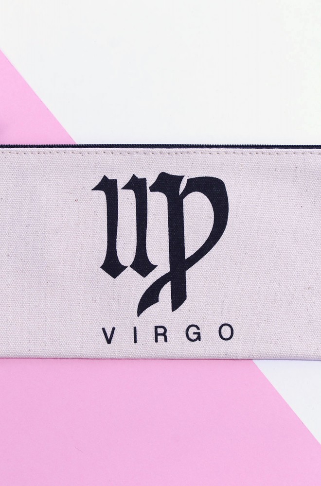 virgo star sign pouch small